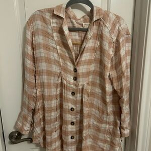 Free People, flowy blouse, size small